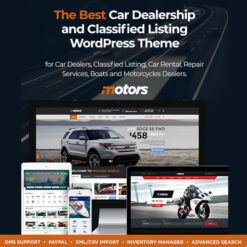 Motors Automotive Car Dealership Car Rental Auto Classified Ads Listing WordPress Theme