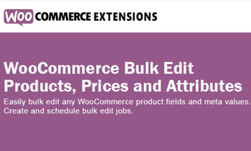 Bulk Edit Products Prices and Attributes