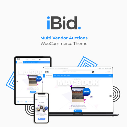 iBid Multi Vendor Auctions WooCommerce Theme