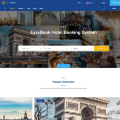 Easybook otel tur rezervasyon teması Wordpress
